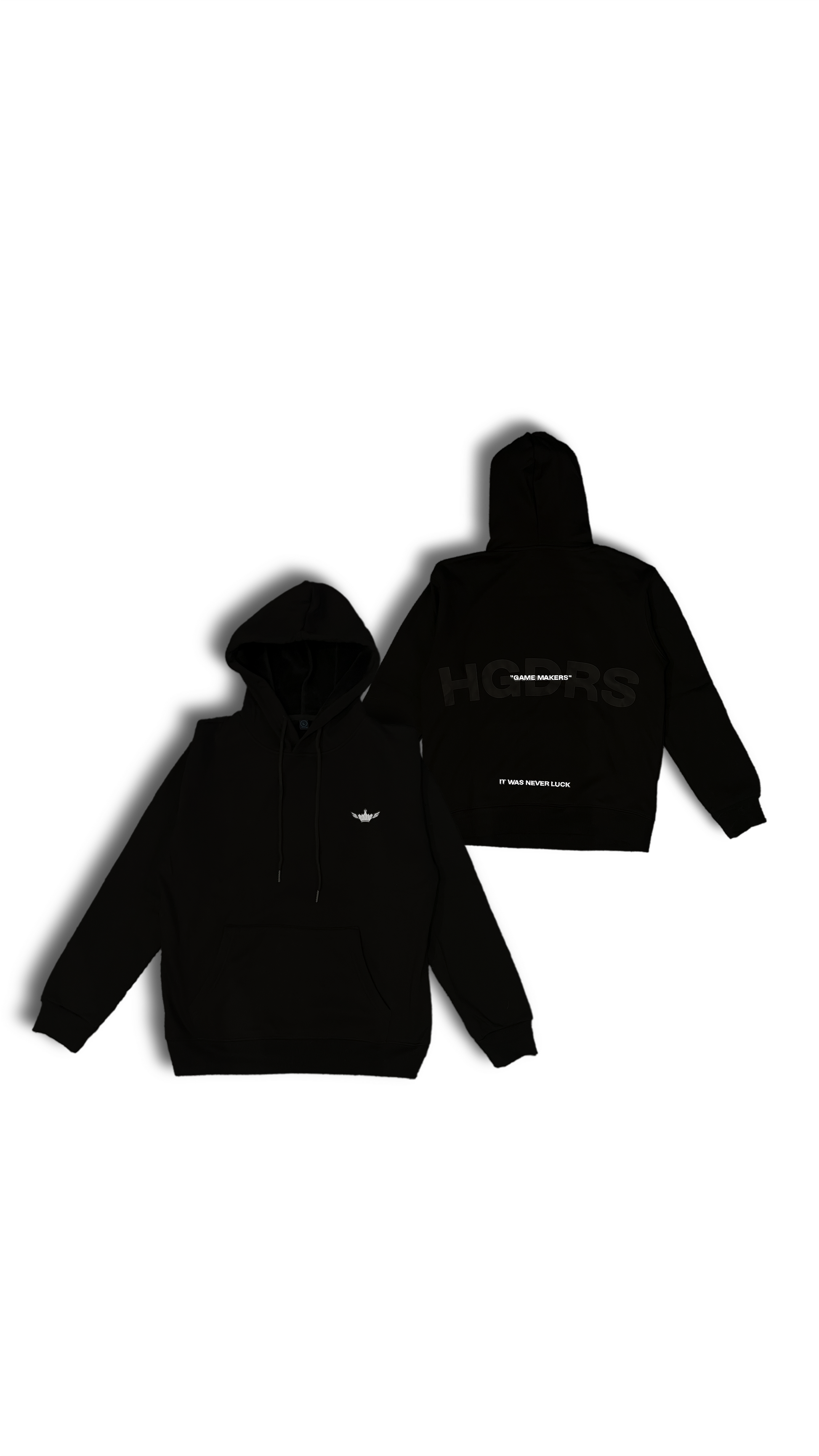 HOODIE EARNED BLACK