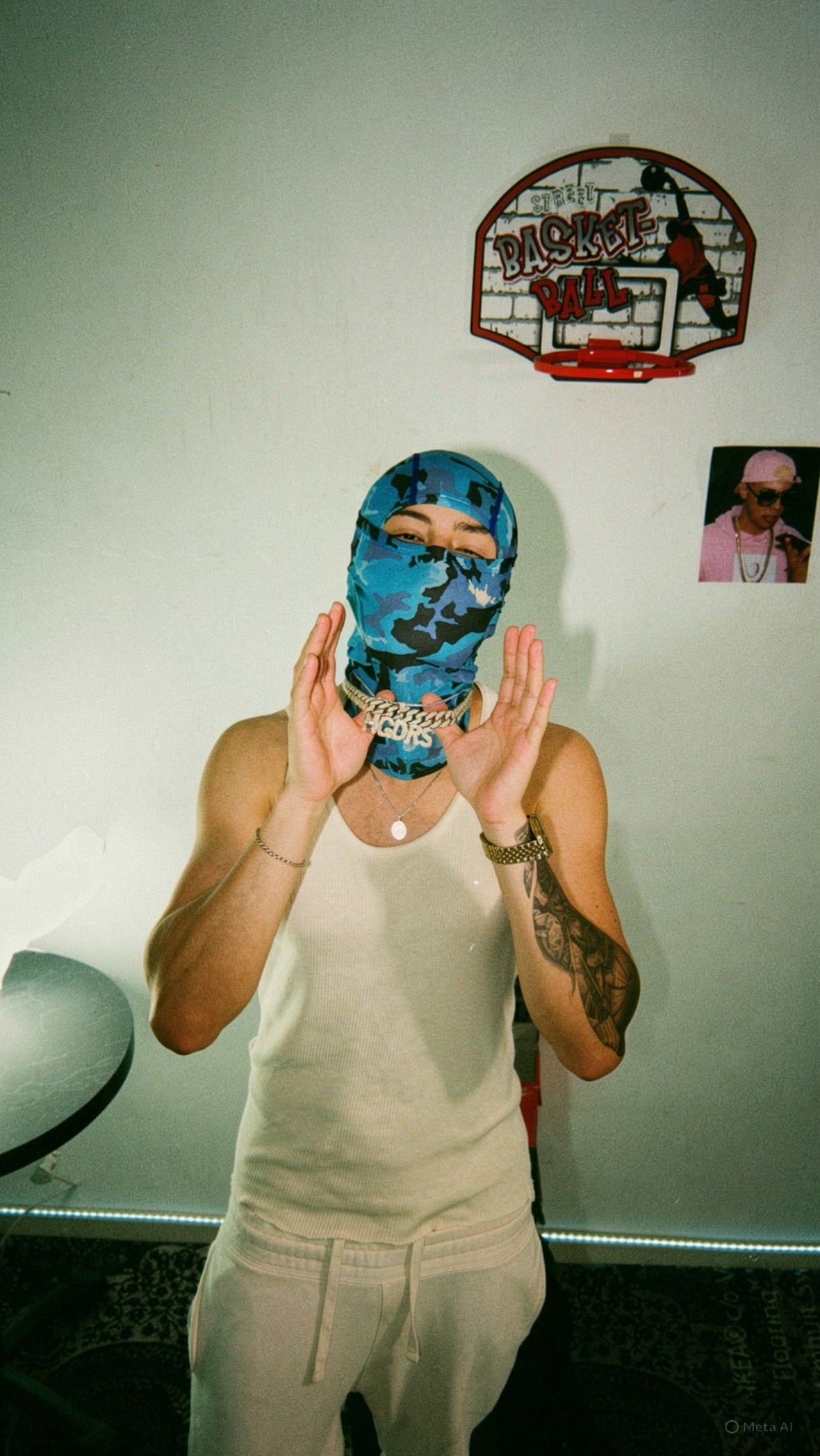 SKI MASK PHANTOM BLUE
